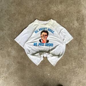 Vintage Bill Clinton Graphic Tee Size L